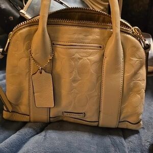 Coach Ivory Satchel Bag